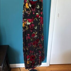 Lulu's Pink and Red Sleeveless Maxi Dress for Weddings